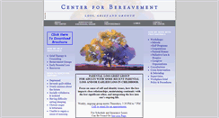 Desktop Screenshot of centerforbereavement.com